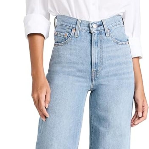 Levi's Women's Ribcage Wide Leg Jeans - Picture 1 of 6